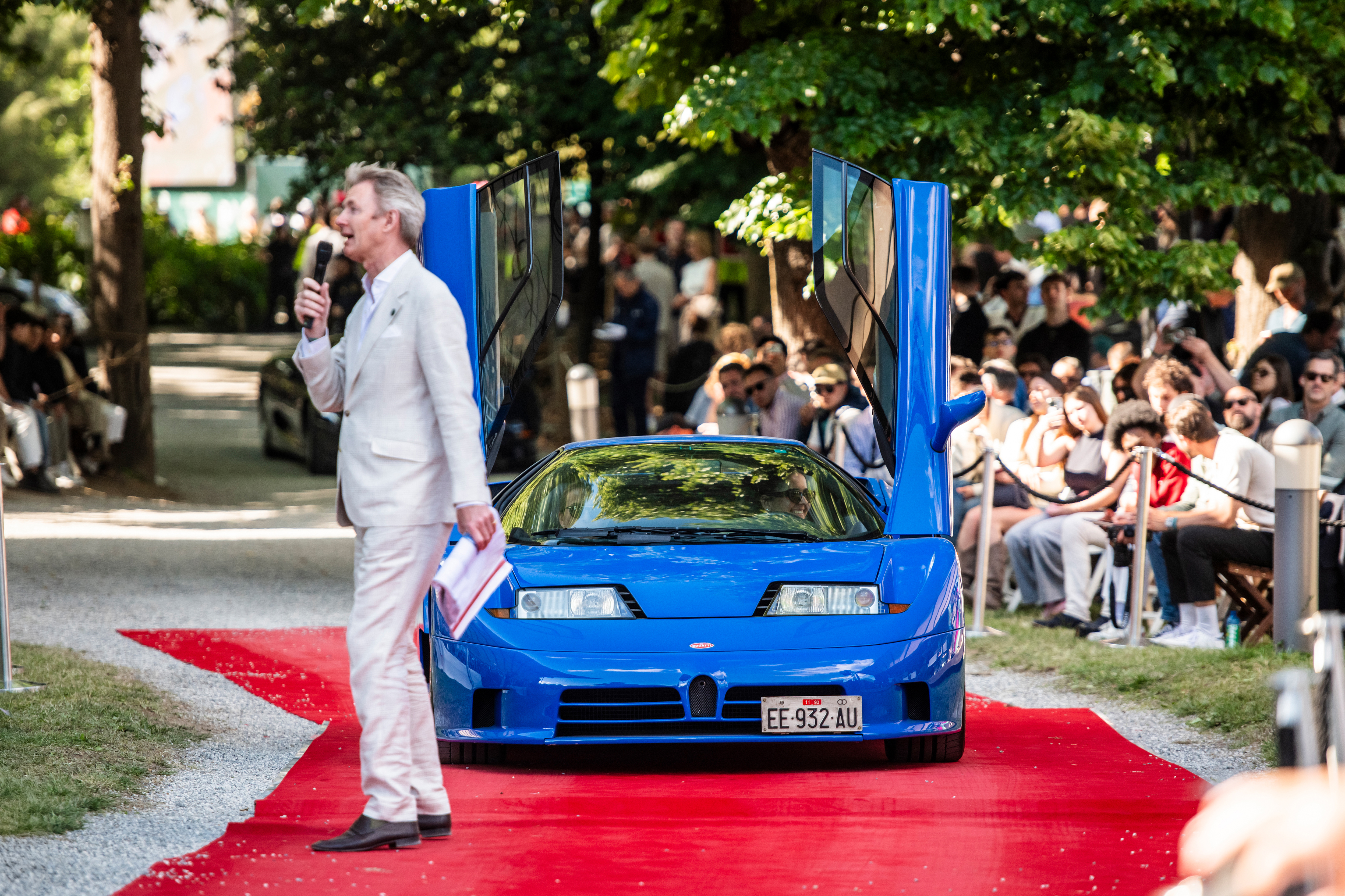 Bugatti EB110 GT at the Concorso d'Eleganza Villa d'Este, 2026.